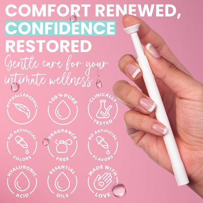 Hydro GYN Vaginal Moisturizer | Long Lasting for Vaginal Dryness & Irritation | Hyaluronic Acid & Vitamin E | Feminine Care Hormone Free | Pre and Post Menopausal | 12 Vaginal Suppositories Terramed Just Think ComfortBuy Supplements Australia