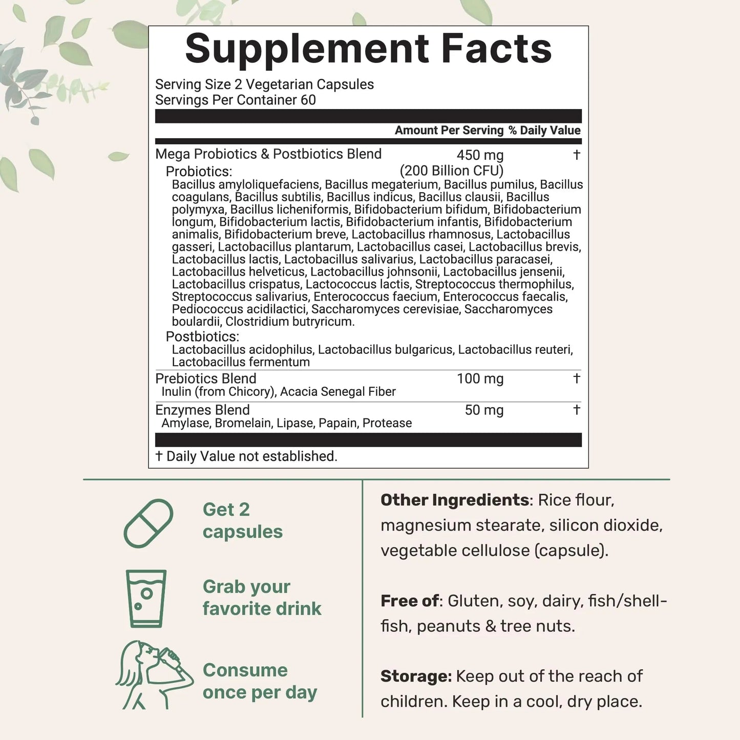 Micro Ingredients Probiotics 200 Billion CFU, 120 Veggie Capsules | Mega Probiotics for Men & Women | 40 Strains with Prebiotics, Postbiotics & Digestive Enzymes | Gut, Immune & Digestive Health Micro IngredientsBuy Supplements Australia