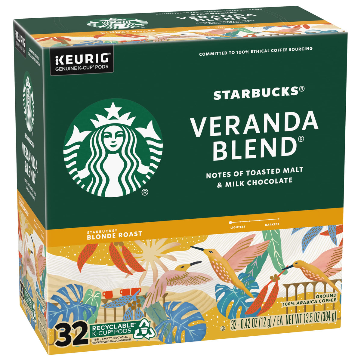 Starbucks Veranda Blend Coffee K-Cups,4/24 Pack-96 K-Cups StarbucksBuy Supplements Australia