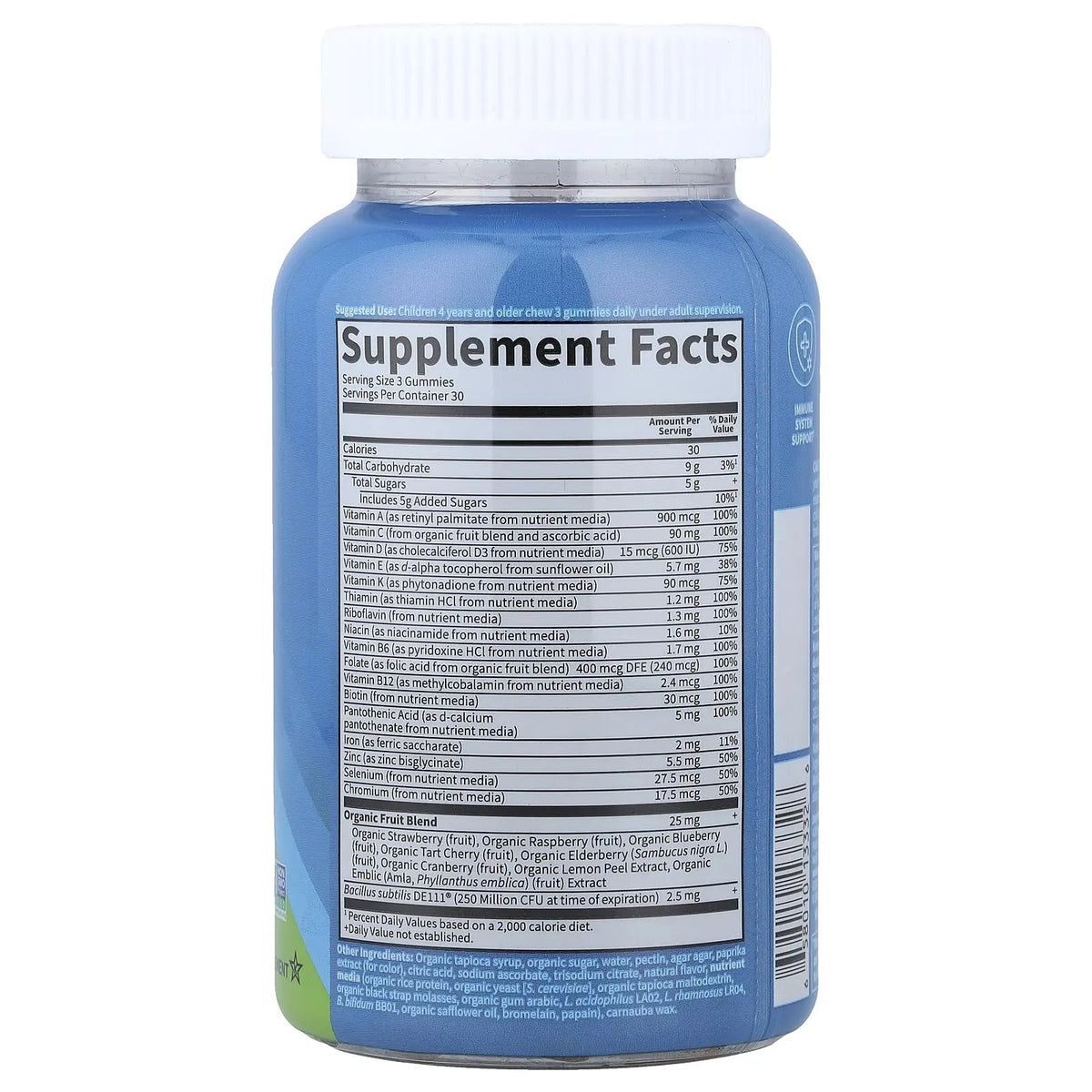 Kids Multivitamin Gummy with Iron + Probiotics for Immune Health & Digestion: Vitamins D, C, E, B, Zinc for Energy & Development, Vitamin Code Garden of LifeBuy Supplements Australia