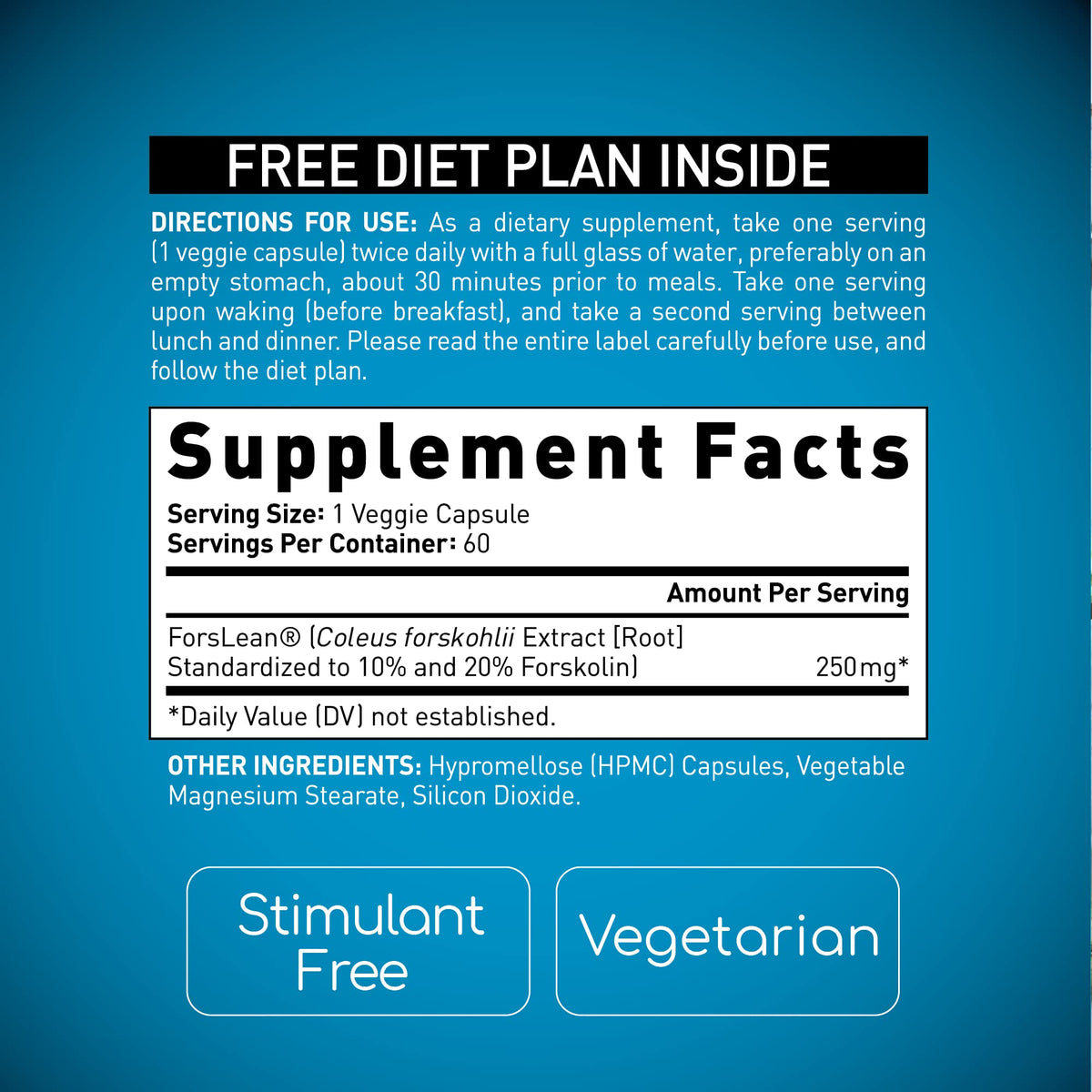 BioGenetic Labs Forskolin Lean & Tone - Weight Loss Pills - Body Toning Formula Fat Burner BioGenetic LaboratoriesBuy Supplements Australia