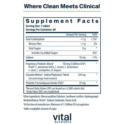 Hyperbiotics Vital Nutrients Pro Men Probiotics | Vegan Advanced Probiotics for Men | Clinically Studied for Prostate Health, Digestive Balance and Gut Health* | Gluten, Dairy, Soy Free | 60 Tablets HyperbioticsBuy Supplements Australia