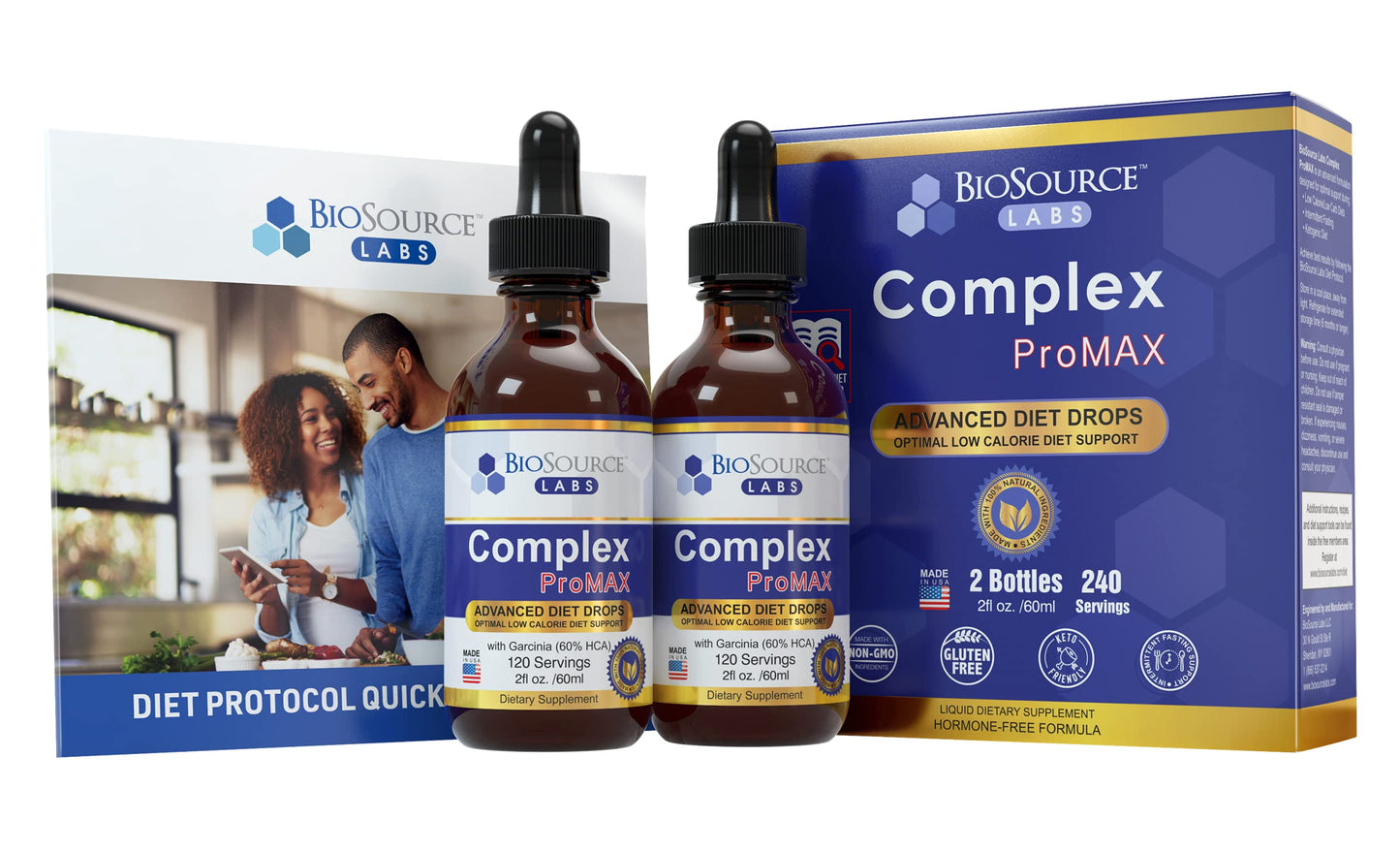 BioSource Labs Complex ProMAX Premium Diet Drops (2 x 2 oz Bottle) BioSource LabsBuy Supplements Australia