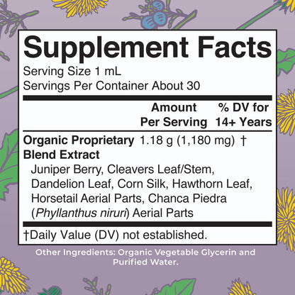 MaryRuth Organics Herbal Supplement Drops | Support Renal & Urinary Systems | Juniper Berry | Cleavers | Dandelion | Hawthorn | Horsetail & Chanca Piedra | Vegan | Non-GMO | 1 Fl Oz MARYRUTH'SBuy Supplements Australia