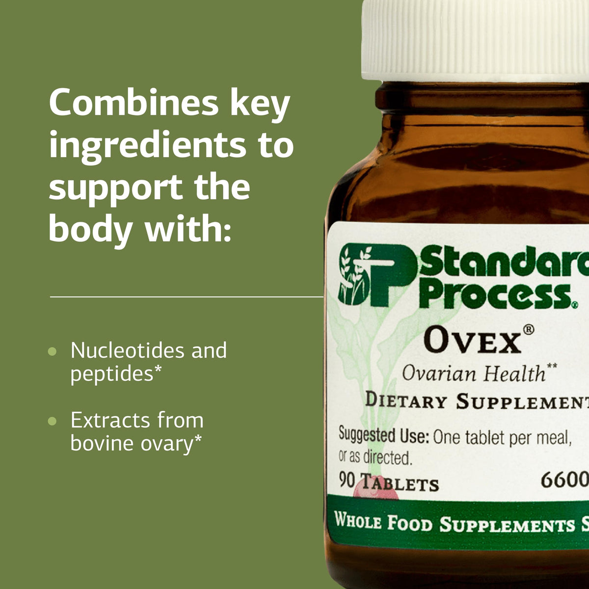 Standard Process Ovex - Daily Whole Food-Based Health Supplement - 90 Tablets (90 Servings) Standard Process Inc.Buy Supplements Australia
