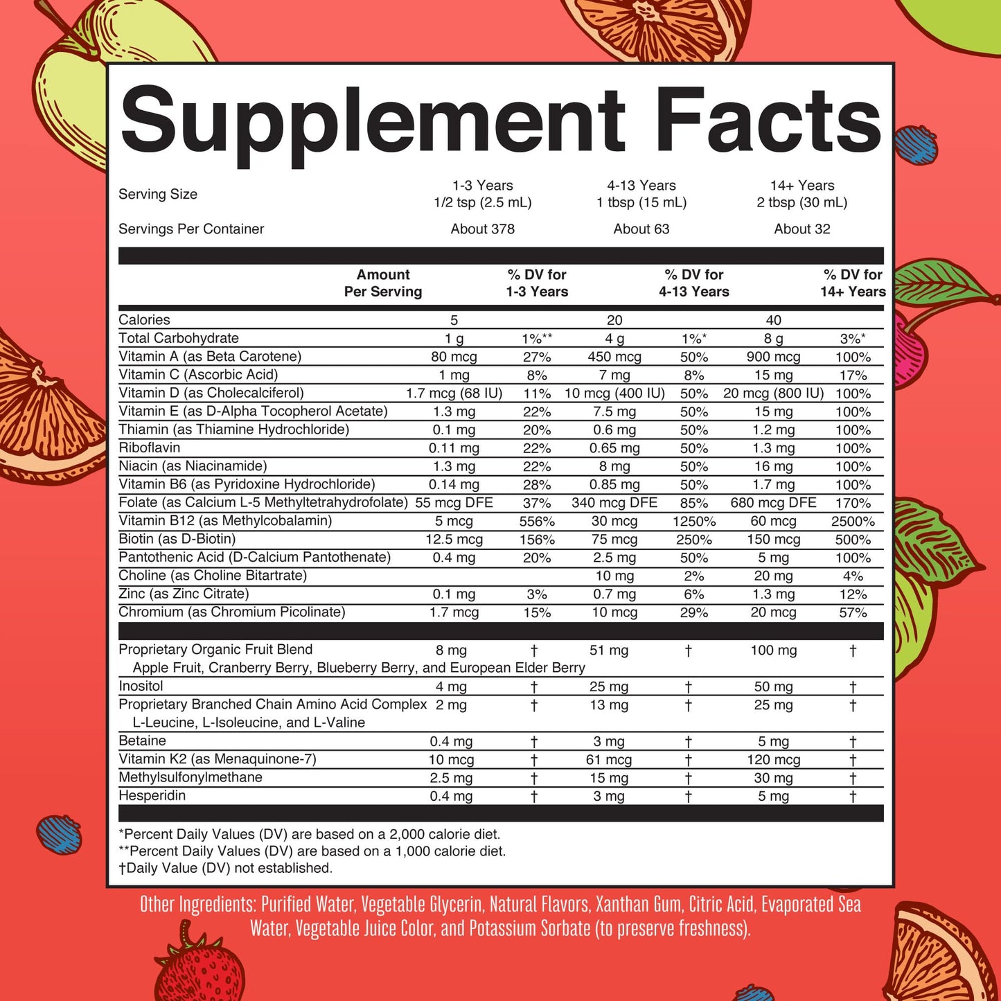 MaryRuth Organics Liquid Morning Multivitamin Essentials+ | Vitamin A C D E B6 B12 Biotin Zinc, Mens Womens Multivitamin, Immune Support, Beauty | Sugar Free | Vitamins for Ages 1+ | Vegan | 32 Fl Oz MARYRUTH'SBuy Supplements Australia