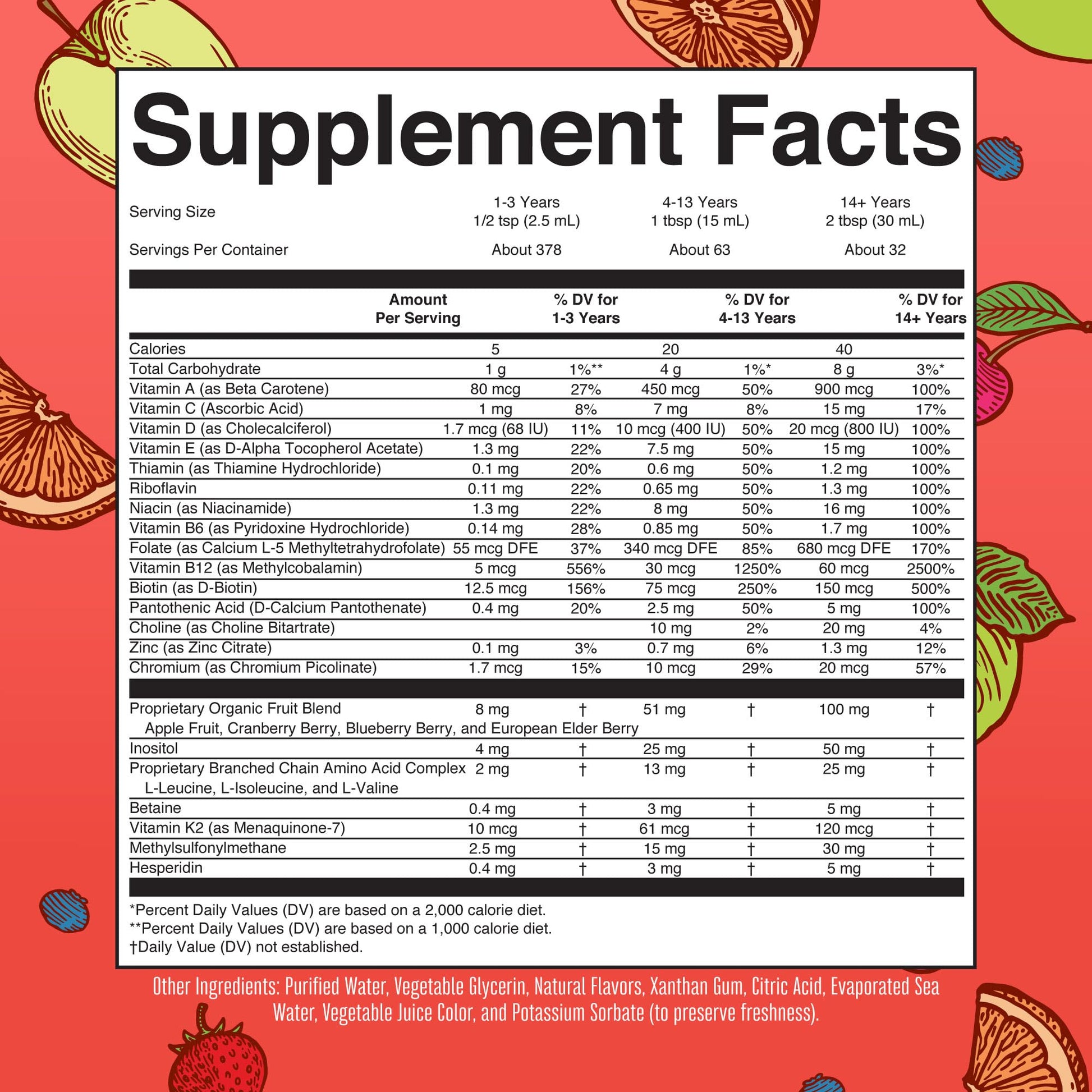 MaryRuth Organics Liquid Morning Multivitamin Essentials+ | Vitamin A C D E B6 B12 Biotin Zinc, Mens Womens Multivitamin, Immune Support, Beauty | Sugar Free | Vitamins for Ages 1+ | Vegan | 32 Fl Oz MARYRUTH'SBuy Supplements Australia