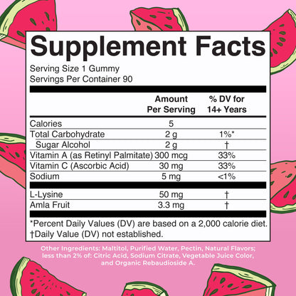 MaryRuth Organics Vegan Collagen for Women & Men, Collagen Boosting Gummies, Skin Care, Lysine, Vitamin C, Vitamin A, Amla, Supplement for Hair & Skin, Vegan, Non-GMO, Gluten Free, 90 Servings MARYRUTH'SBuy Supplements Australia