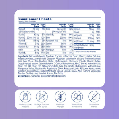 One A Day Women's Menopause Multivitamin with Vitamin A, Vitamin C, Vitamin D, Vitamin E and Zinc for Immune Health Support, Bone health, 50 Count (Packaging May Vary) ONE A DAYBuy Supplements Australia