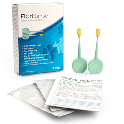 FloriSense Vaginal Health pH Test Kit - OTC Vaginal Acidity Test - Bacterial Vaginosis and Yeast Infections - 2 Swabs, Detect Feminine Imbalance - Before You Treat, Easy to Read Results in Seconds FloriSenseBuy Supplements Australia