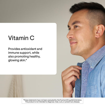 THORNE - Vitamin C 1,000 mg Supplement - Supports Healthy Immune Function & Collagen Formation - Provides Antioxidant Benefits - Third-Party Certified