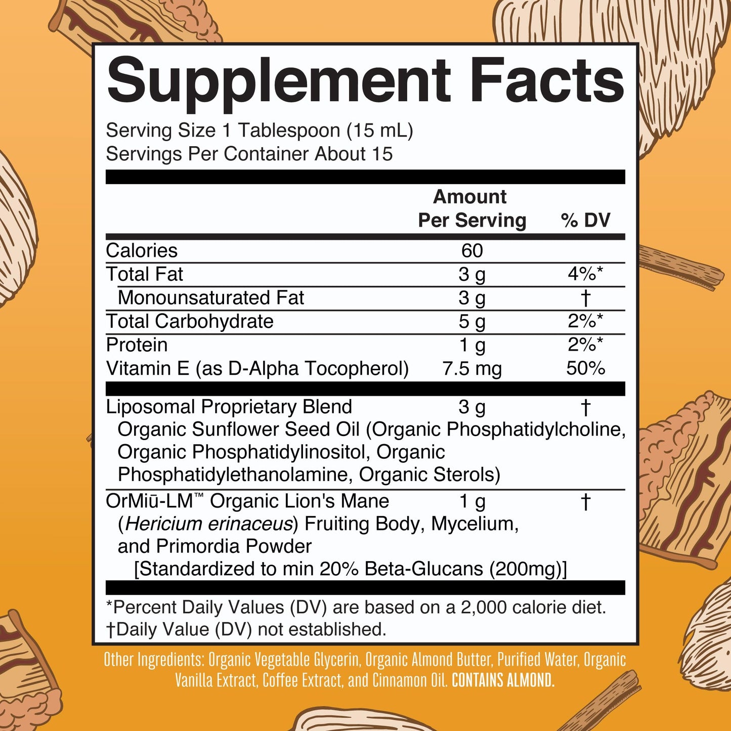 MaryRuth Organics Lions Mane Supplement | Ultra Absorption Liposomal | Full Spectrum Lion's Mane Mushroom | 200mg Beta-Glucans Per Serving | USDA Organic | Vegan | 7.6 oz | 15 Servings MARYRUTH'SBuy Supplements Australia