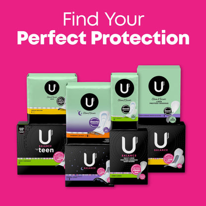 U by Kotex Balance Ultra Thin Pads with Wings, Heavy Absorbency, 46 Count (Packaging May Vary) U by KotexBuy Supplements Australia