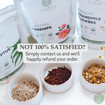 Elanen Naturals Organic Ashwagandha Root 4 oz. (113g), USDA Certified Organic Ashwagandha Root Loose Leaf Tea, Dried Withania somnifera, Cut & Sifted Elanen NaturalsBuy Supplements Australia