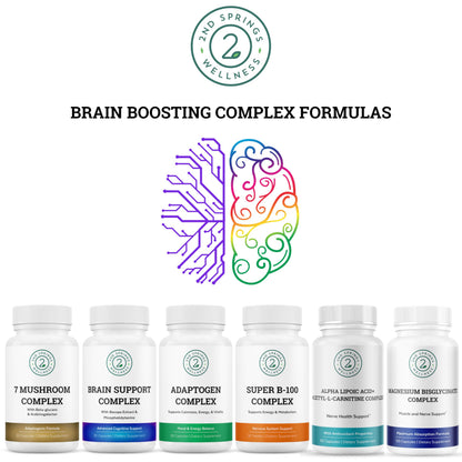2nd Springs Adaptogen Complex Calmness, Energy and Vitality Booster - Ashwagandha, Schisandra, Astragalus, Ginseng, Rhodiola, and More - Adrenal Support Supplements - 60 Ct 2nd SpringsBuy Supplements Australia