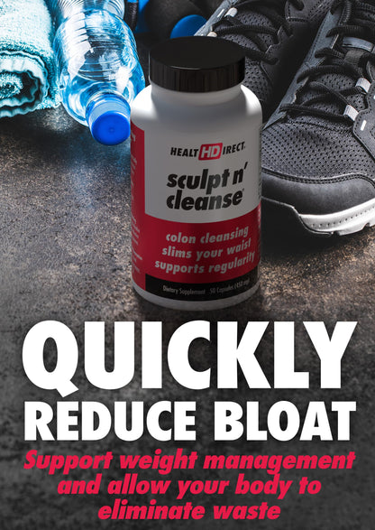 HEALTH DIRECT Sculpt n' Cleanse - Herbal Colon Cleanse for Digestive Health & Regularity HEALTH DIRECTBuy Supplements Australia