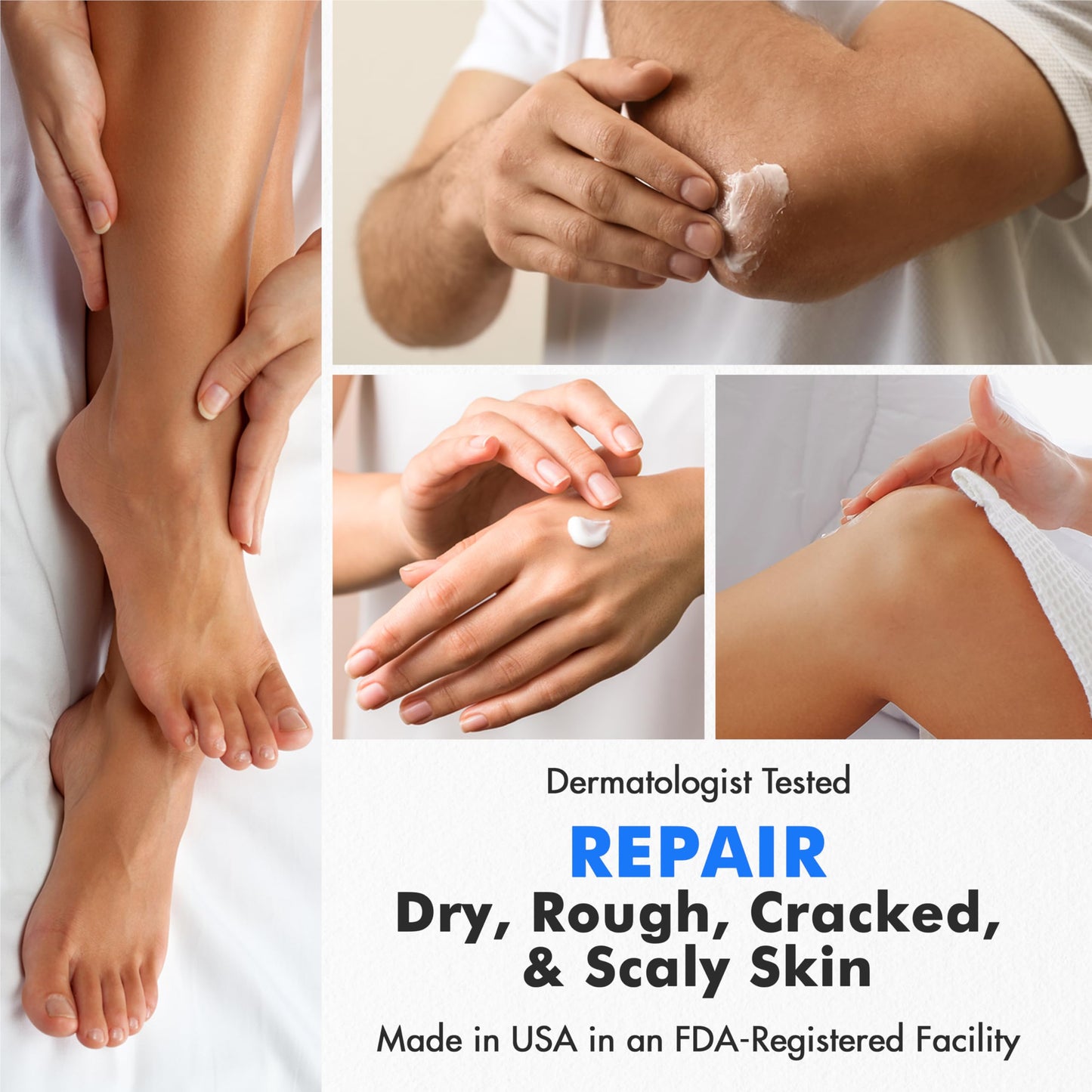 Ebanel Urea Cream 40% plus Salicylic Acid 2%, Foot Cream for Dry Cracked Heels Feet Knees Elbows Hands, Foot Dead Skin Cuticle Callus Remover Toenail Softener, Keratolytic Skin Barrier Repair, 2-Pack Ebanel buy supplements Au