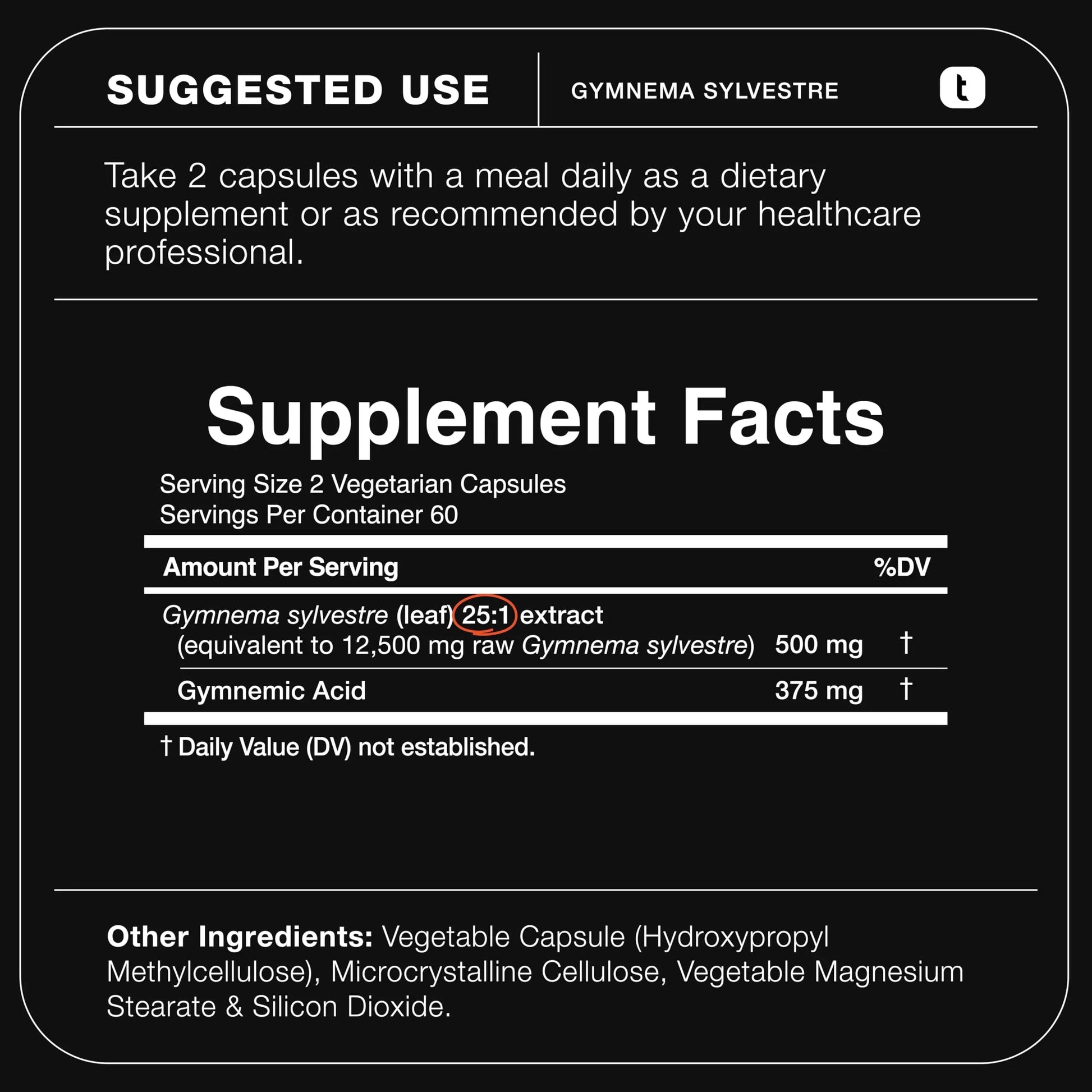 Toniiq Gymnema Sylvestre – Ultra High Potency 25:1 Extract Standardized to 75% Gymnemic Acids – 500mg Clinical Dose – Triple-Tested Purity – 120 Vegan Capsules Toniiq buy supplements Au