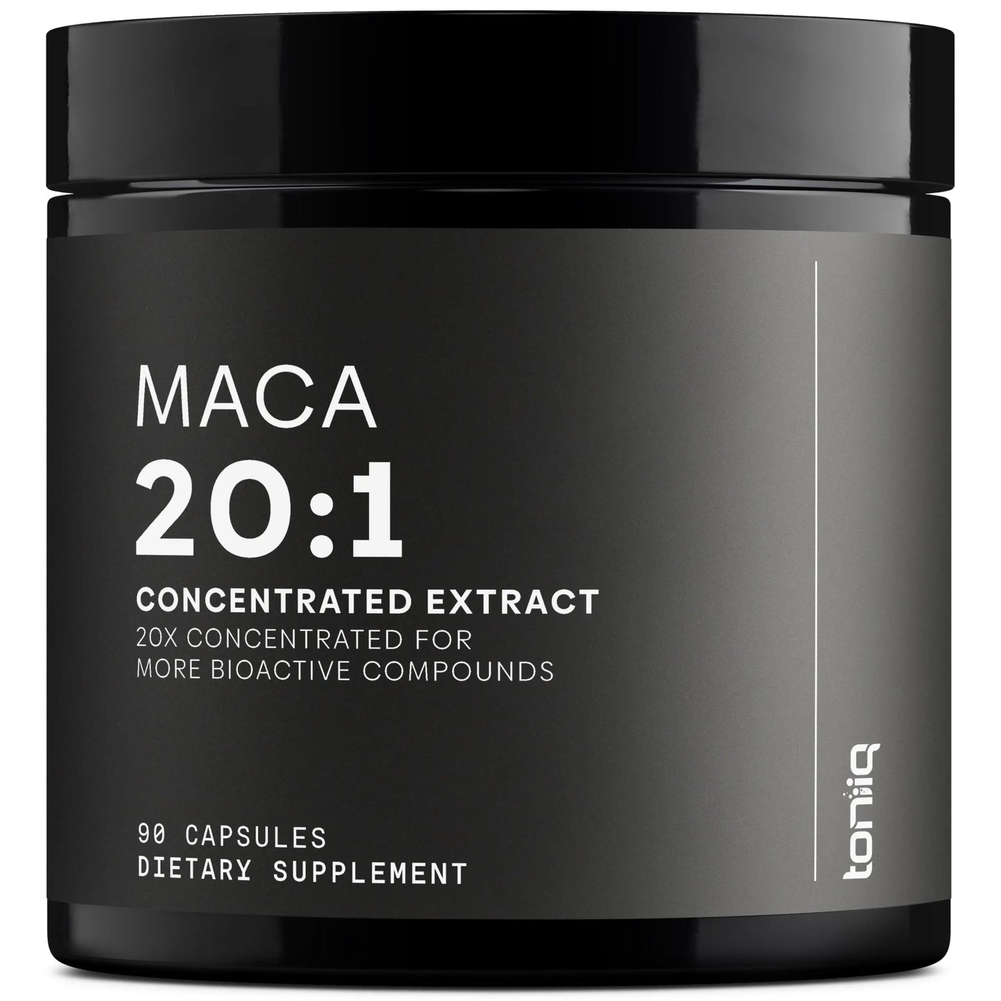 Toniiq Maca Root - Ultra High Potency 20:1 Extract - Black, Red and Yellow Maca Complex - Single Origin, Wildcrafted & Highly Concentrated - Third-Party Lab Tested - 90 Capsules Toniiq buy supplements Au