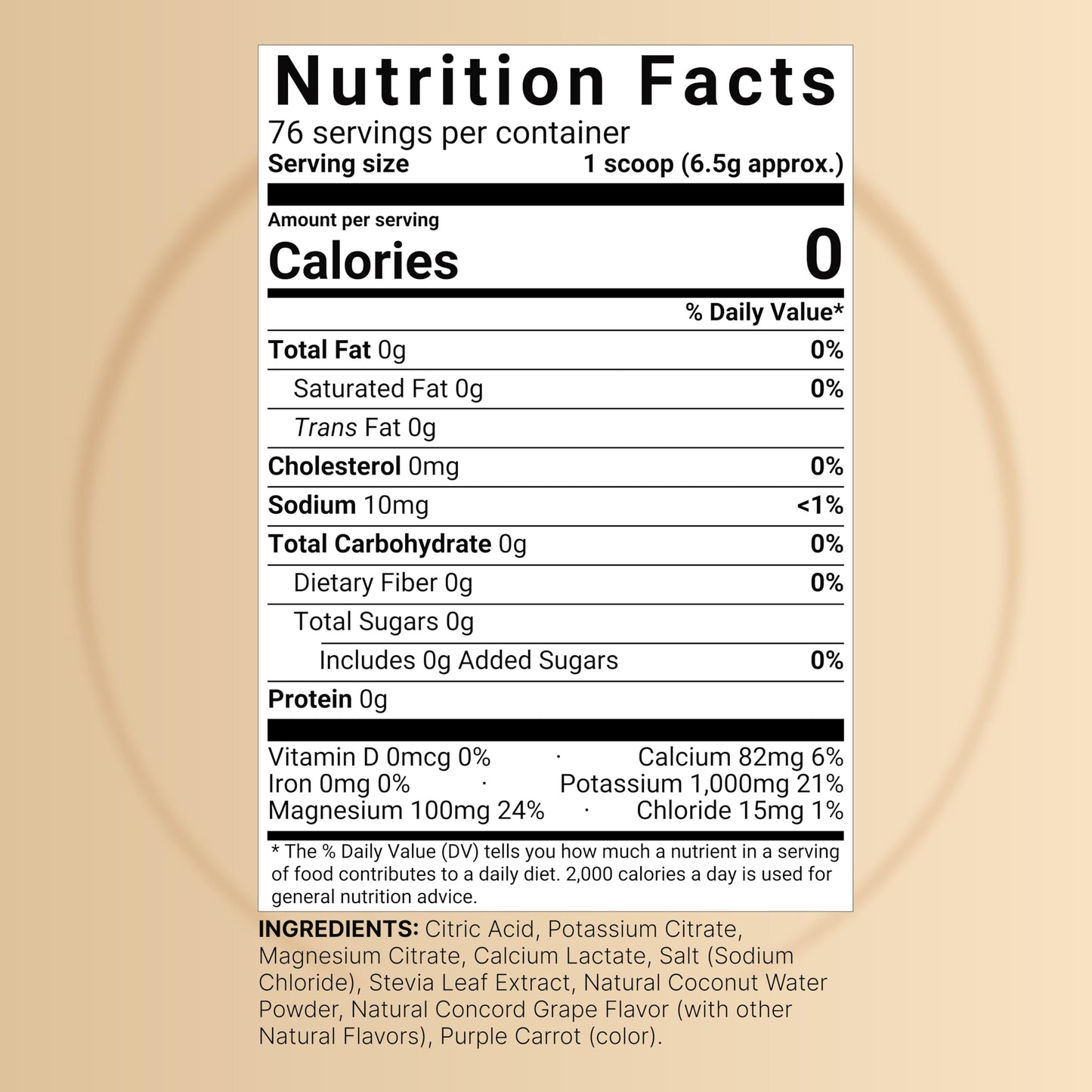 NatureBell Electrolytes Powder No Sugar, 500g (76 Servings) | Keto Fast Hydration Powder, Carnivore-Friendly Electrolyte – 1,000mg High Potassium, Minerals,