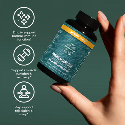 Magnesium Supplement Complex 310mg by Primal Harvest with Magnesium Glycinate, Citrate, Malate, and Zinc 120 Capsules Primal Harvest canada supplements