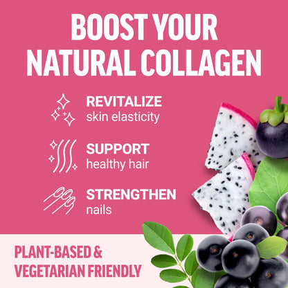 Force Factor Collagen Boosting Superfoods, Vegan Collagen Booster with Hyaluronic Acid, Biotin, Bamboo, Amino Acids & Vitamins for Hair, Skin, and Nails, Strengthener and Skin Supplement, 60 Capsules Force FactorBuy Supplements Australia