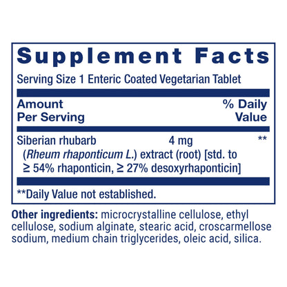 Life Extension Menopause Relief – Siberian Rhubarb, Menopause Supplement for Women, Ease hot Flashes, Mood Swings, Night Sweats Relief, Hormone-Free, Gluten-Free, Non-GMO, Vegetarian, 30 Tablets Life ExtensionBuy Supplements Australia