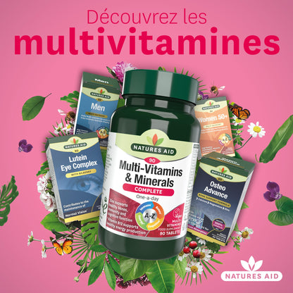 Natures Aid Multivitamins and Minerals, 90 Count (Pack of 1), (Packing may vary) natures aidBuy Supplements Australia