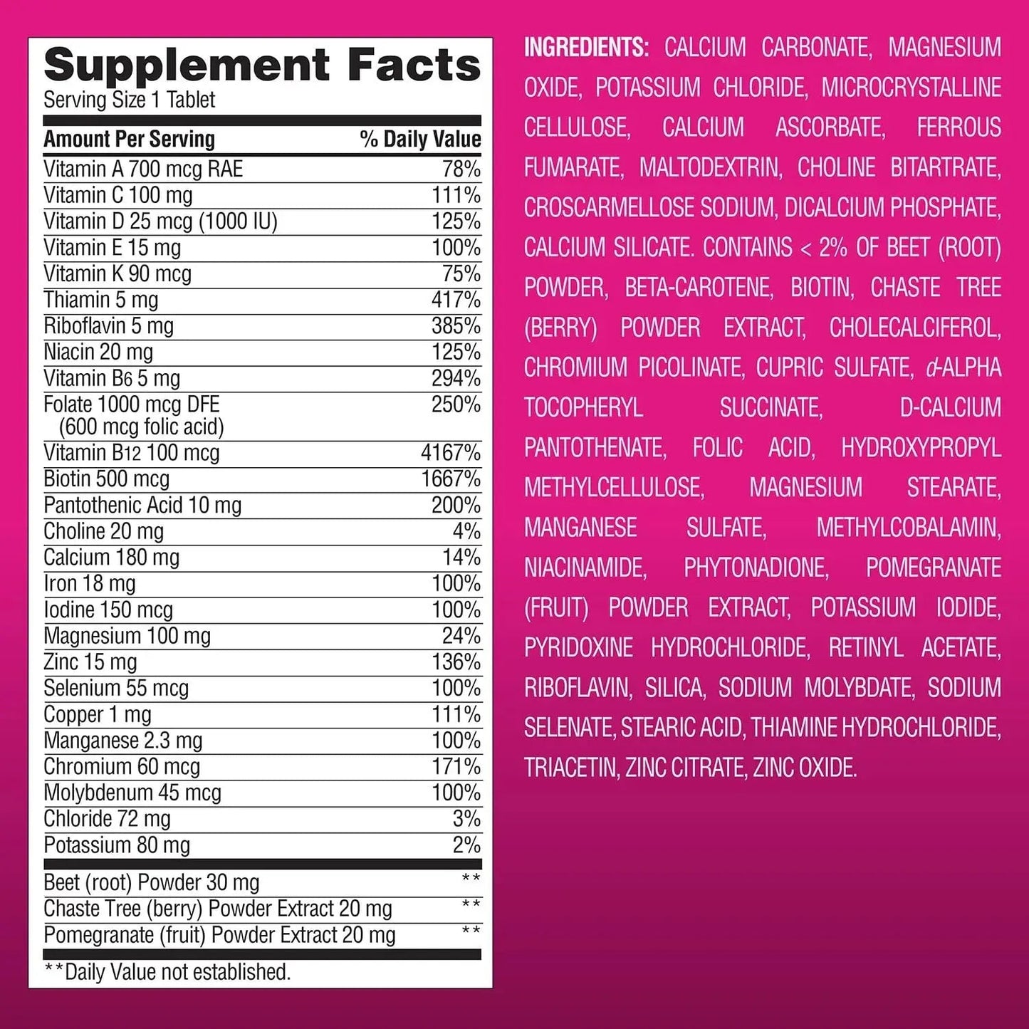 Members Mark Women's Daily Multivitamin (275 Count) MEMBER´S MARK