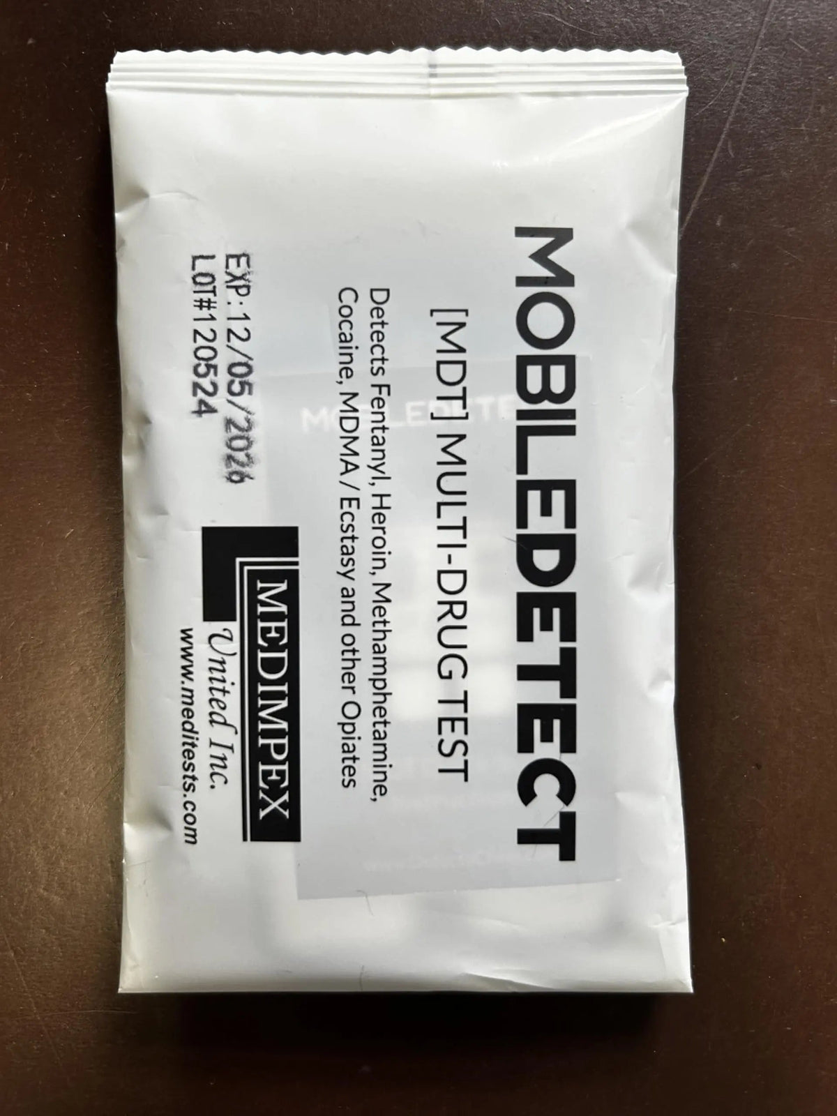 MobileDetect Pouch Residue Detection Multi-Drug Test Kit - Rapid Surface Residue Detector MobileDetect PouchBuy Supplements Australia