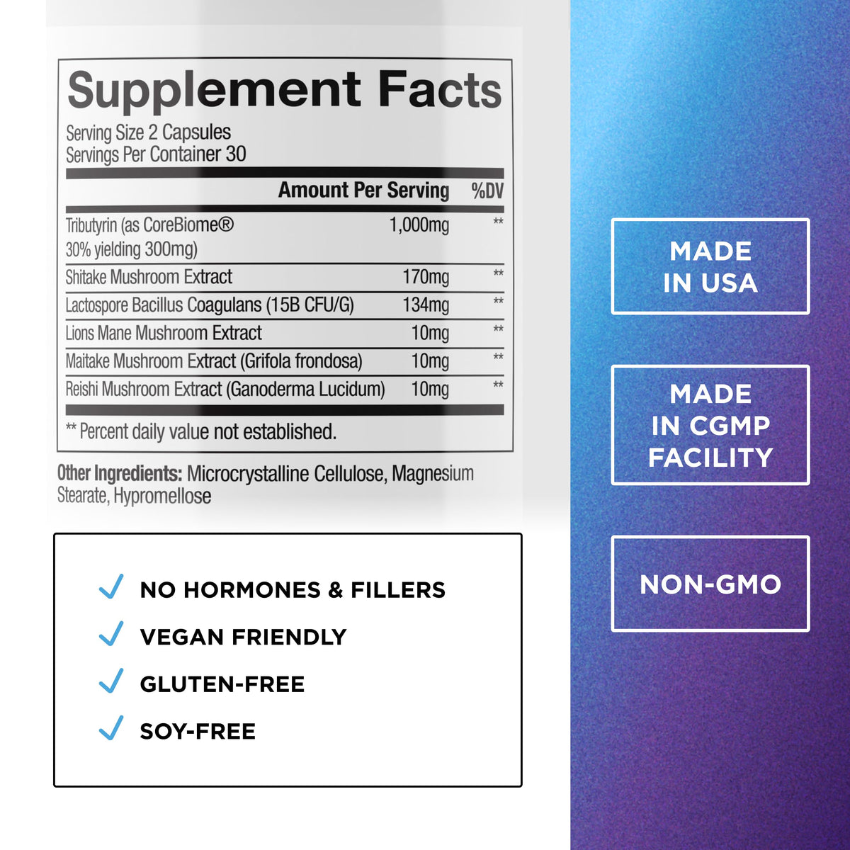 DR. EMIL NUTRITION Women & Men Total Gut Health Complex | Prebiotic + Probiotic + Postbiotic Gut Health Supplements
