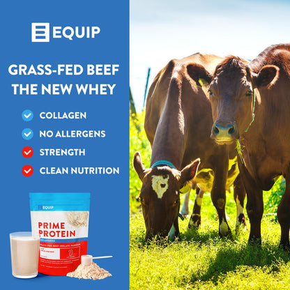 Equip Foods Prime Protein - Grass Fed Beef Protein Powder Isolate - Paleo and Keto Friendl EquipBuy Supplements Australia