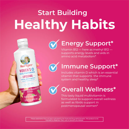 MaryRuth’s Multivitamin Liposomal for Women 40+ | Womens Multivitamin Liposomal | Immune Support Supplement | Menopause Supplement | Methylated Multivitamin | Vegan | Sugar Free | Non-GMO |15.22 Fl Oz MARYRUTH'SBuy Supplements Australia