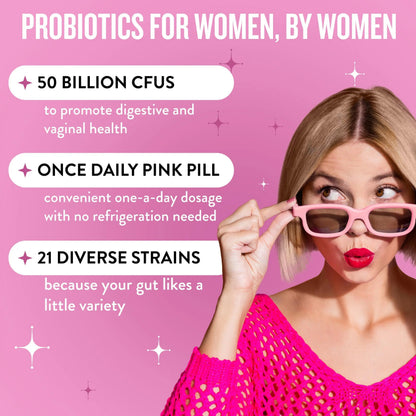 Legendairy Milk Hot Girl Ish™ - Daily Probiotics for Women with 50 Billion CFU - Women's Probiotic Supplement with 20 Probiotic Strains, Prebiotics & Postbiotic for Digestive, Gut & Immune Health Legendairy MilkBuy Supplements Australia