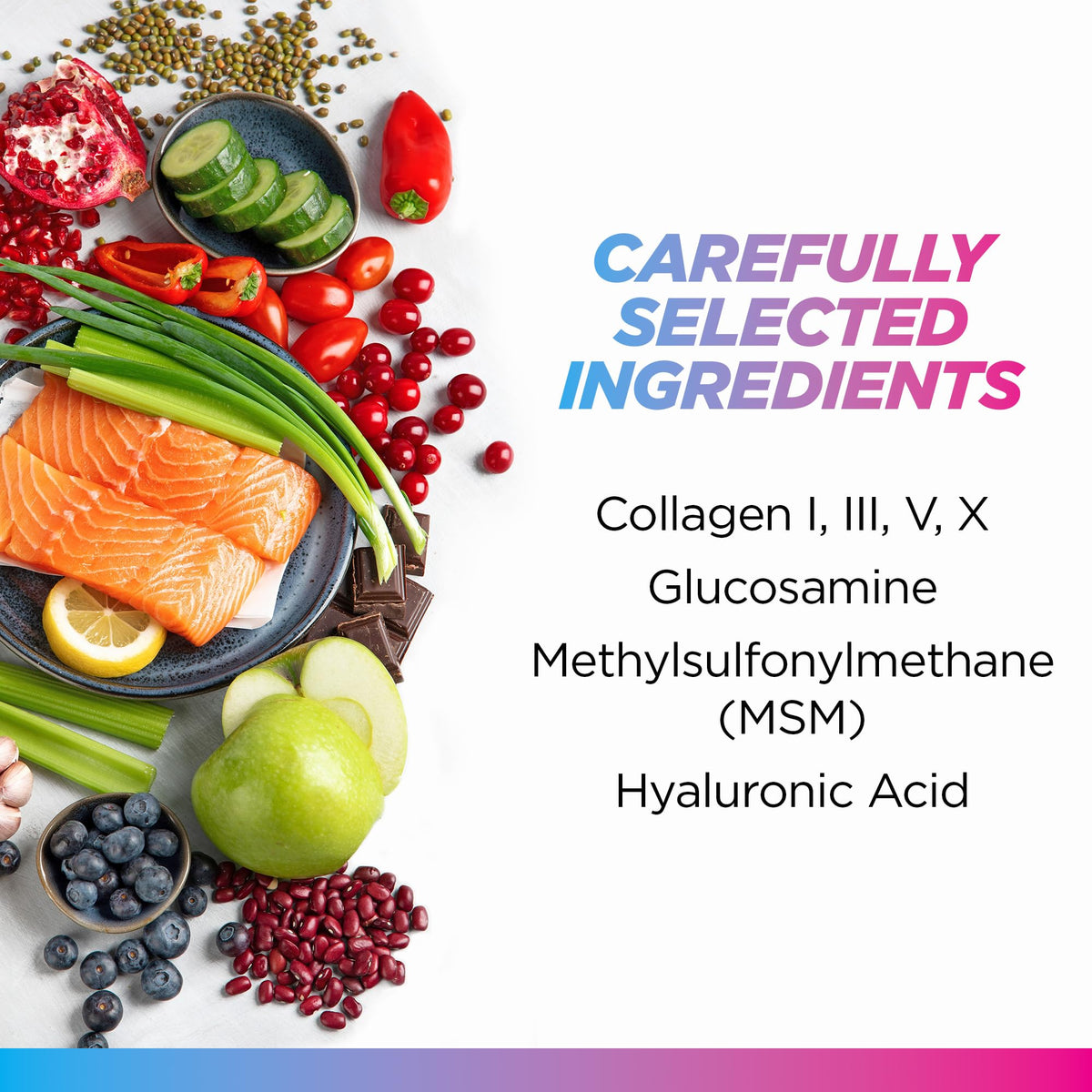Livingood Daily Collagen + Joint Support, Grass Fed Multi Collagen Peptides I III V X with Hyaluronic Acid, Joint Support Supplement for Women & Men, Hair Skin Nails, Keto & Gluten Free, 120 Capsules Livingood DailyBuy Supplements Australia