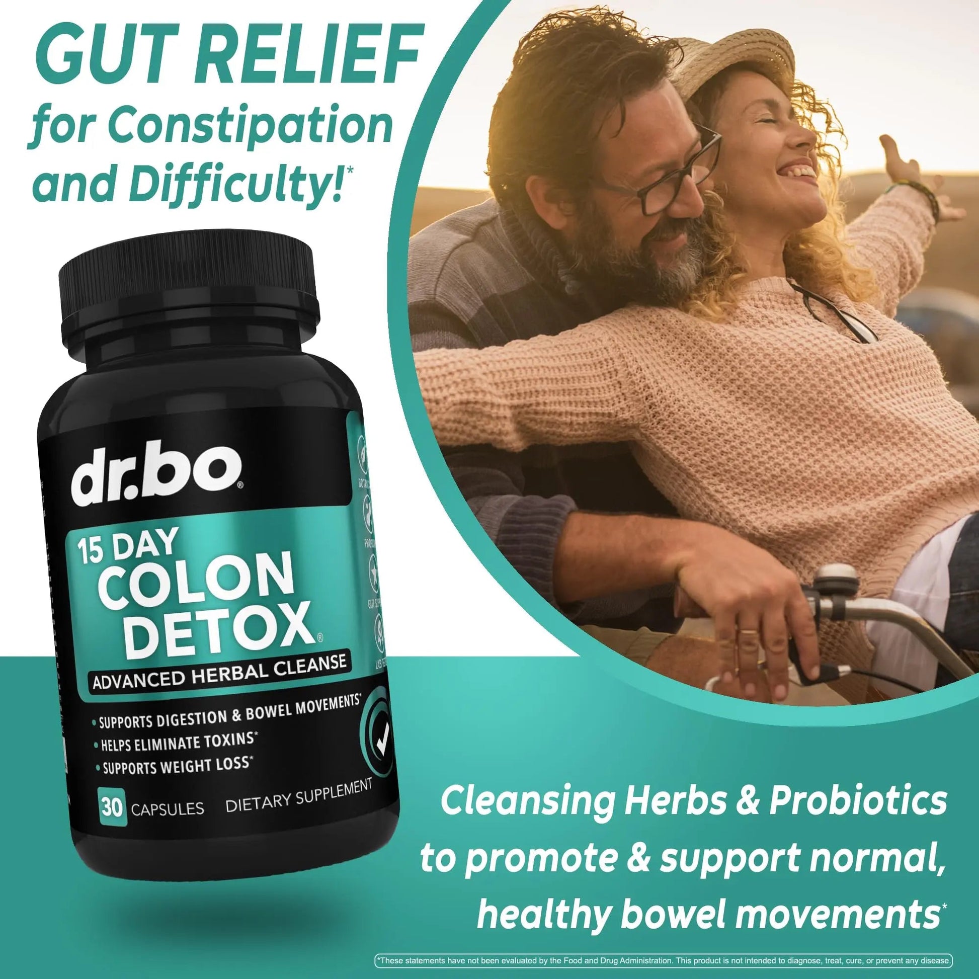 Colon Cleanser Detox for Weight Flush - 15 Day Intestinal Cleanse Pills & Probiotic - Fast Natural Laxative for Constipation Relief - Bowel Movement Supplements for Stomach Bloating, Gut Loss Support DR. BOBuy Supplements Australia