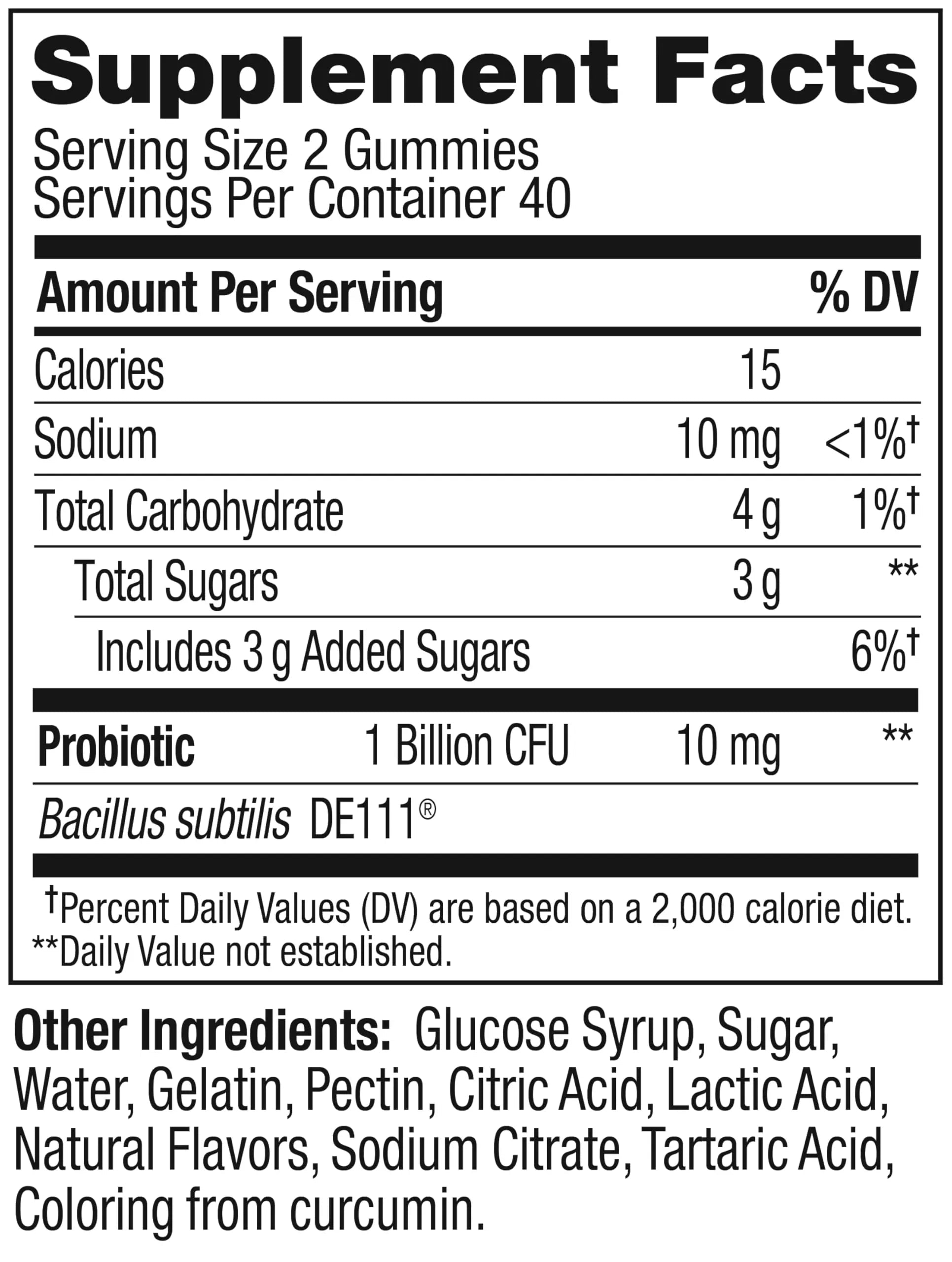 OLLY Probiotic Gummy, Immune and Digestive Support, 1 Billion CFUs, Chewable Probiotic Supplement, Mango, 25 Day Supply - 50 Count OLLYBuy Supplements Australia
