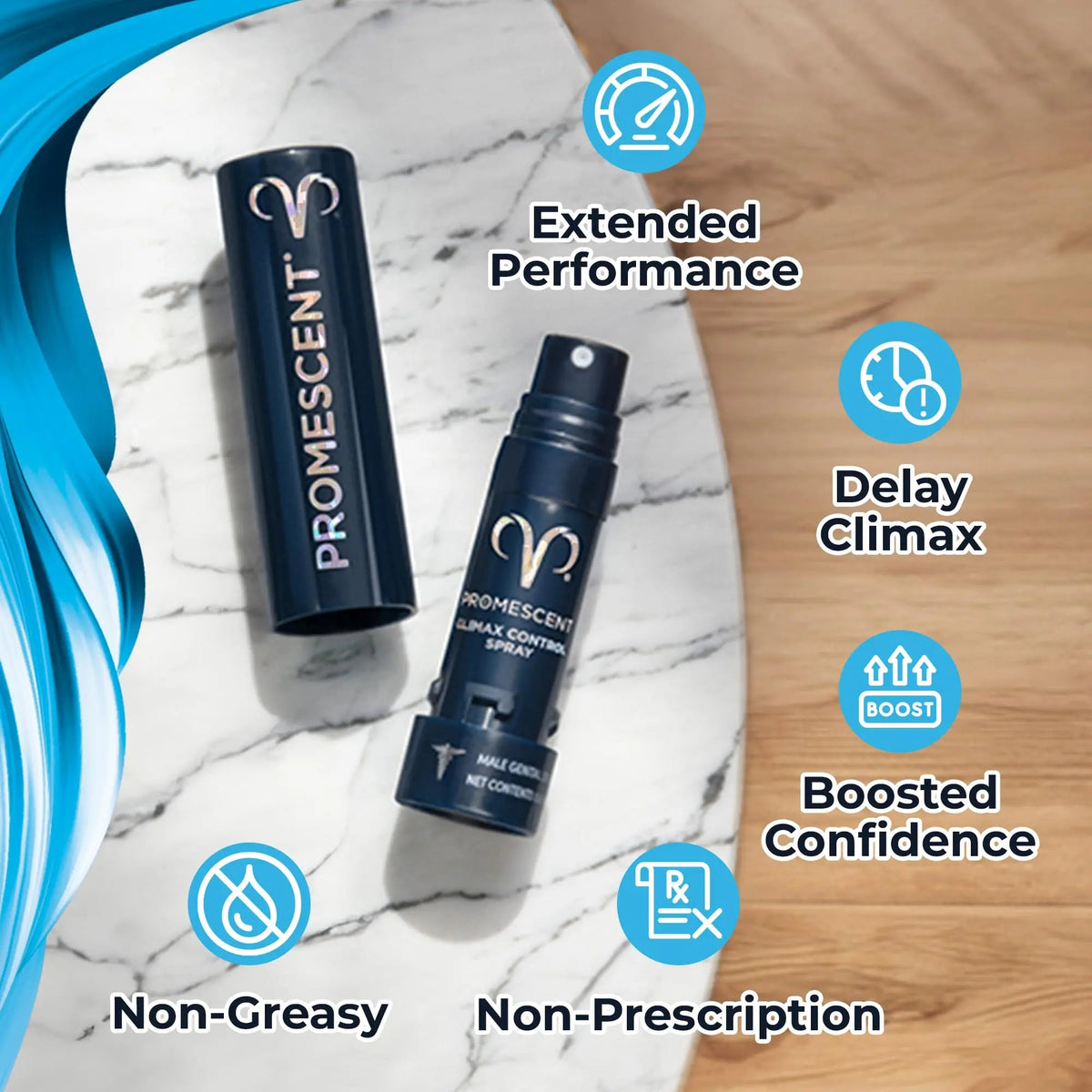 Promescent Desensitizing Delay Spray for Men, Last Longer in Bed + Women's Buzzing Gel for Intense Sensations Bundle Promescent buy supplements Au