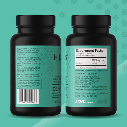 Healus Complete Biotic - Postbiotic Tributyrin Supplement - Postbiotics for Gut Health - Butyrate Gut Health Supplement HealusBuy Supplements Australia