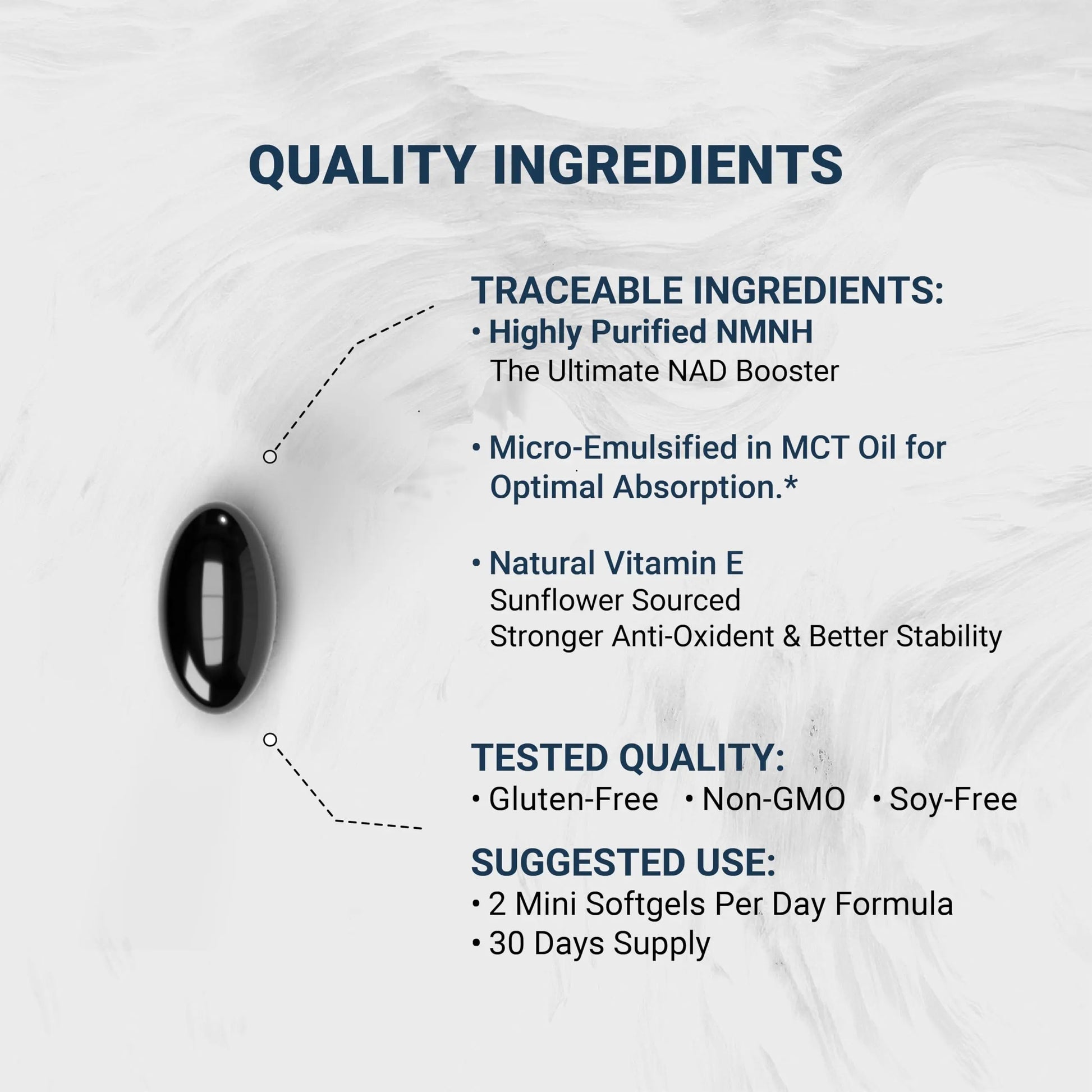Naturalis Liposomal NMNH 300mg (NMN Alternative) | Boost NAD+ Levels & Support Healthy Aging* | Bioenhanced with Vitamin E for Advanced Absorption, Stability & Antioxidant Protection* | 60 Softgels NaturalisBuy Supplements Australia