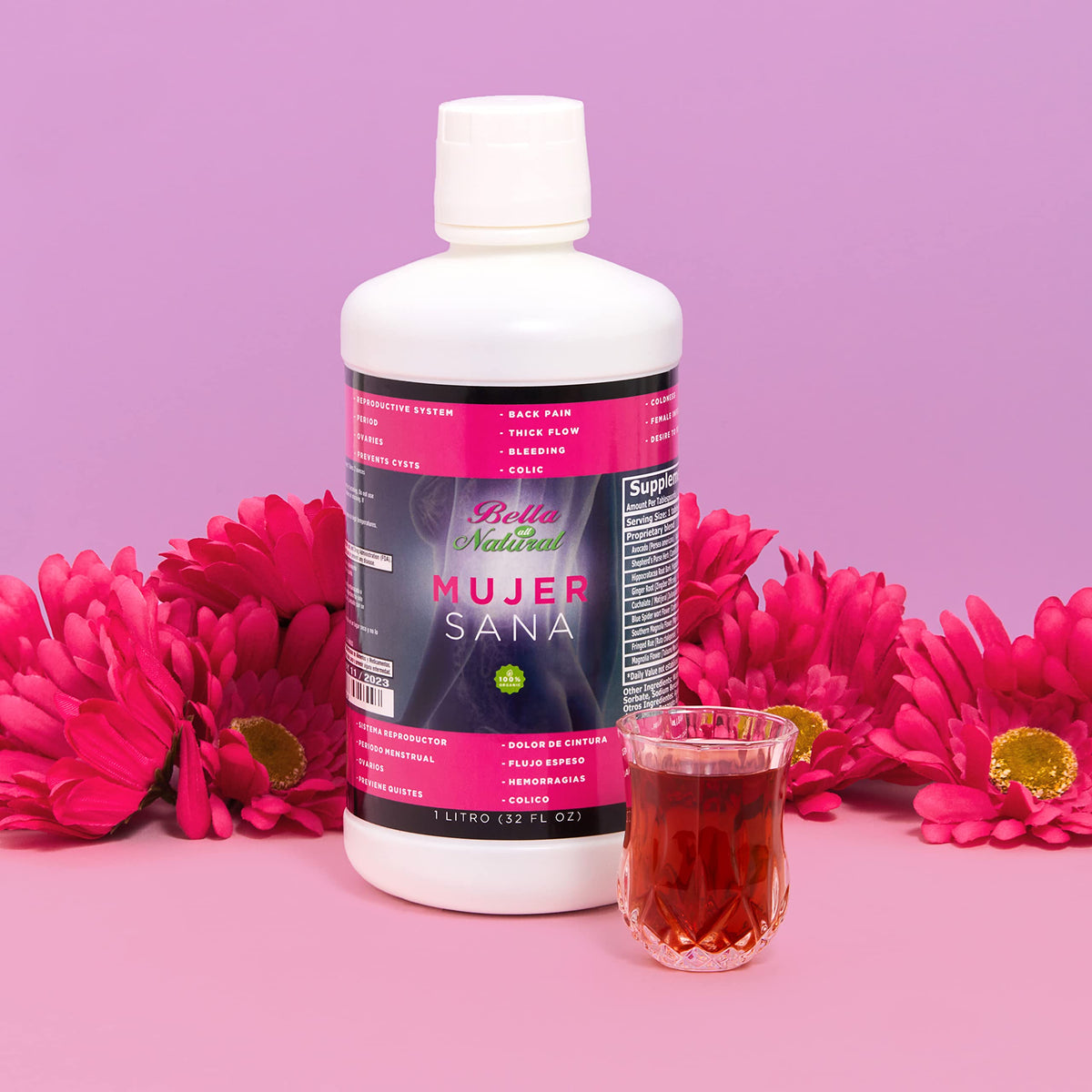 Bella All Natural Mujer Sana Healthy Woman, Hormonal imbalance, PCOS, Period Cramps Bella All NaturalBuy Supplements Australia