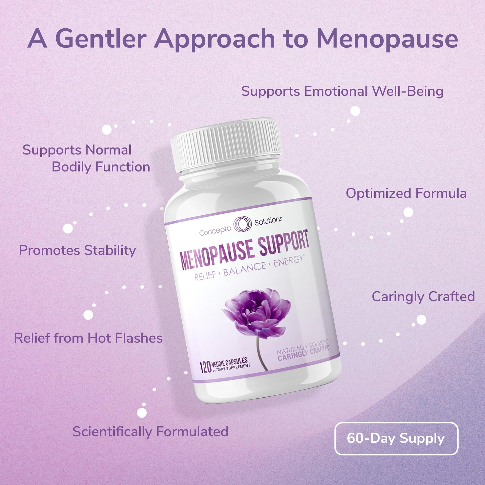 Concepta Solutions Menopause Support - Menopause Relief and Weight Management Support - for Hot Flashes, Night Sweats Relief and Energy - 120 Capsules - Made in USA Concepta SolutionsBuy Supplements Australia