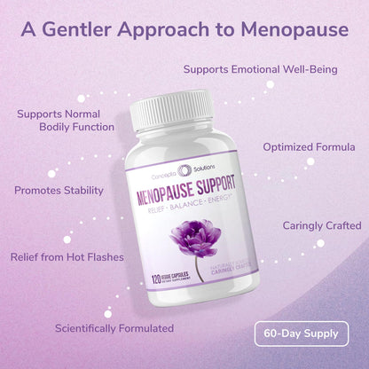 Concepta Solutions Menopause Support - Menopause Relief and Weight Management Support - for Hot Flashes, Night Sweats Relief and Energy - 120 Capsules - Made in USA Concepta SolutionsBuy Supplements Australia
