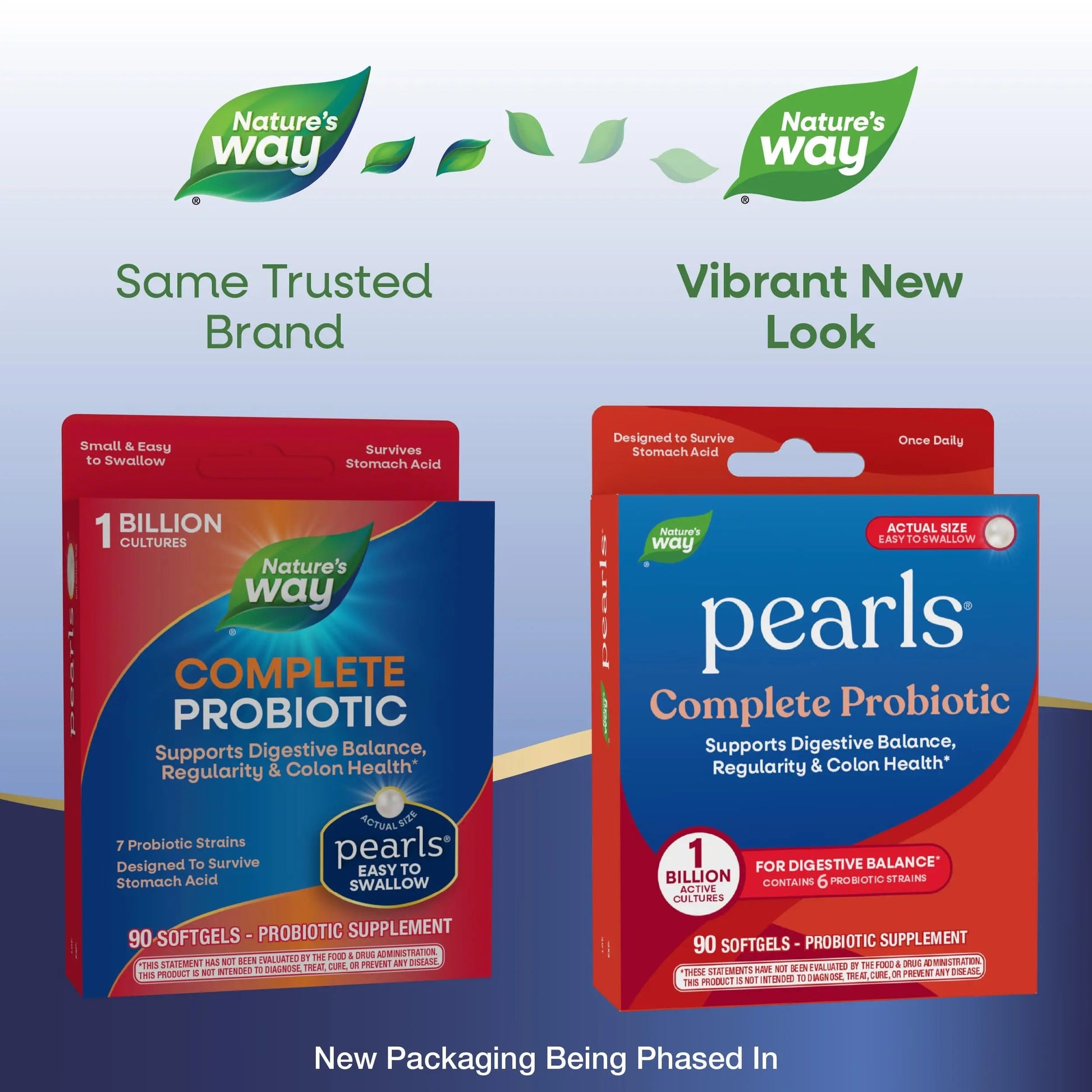Nature's Way Probiotic Pearls Complete, 1 Billion Live Cultures, 90 Softgels Nature's WayBuy Supplements Australia