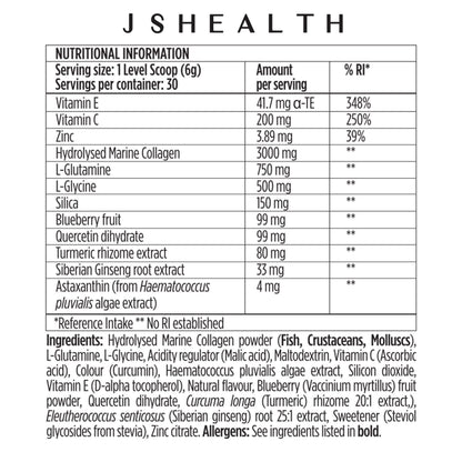 JSHealth Vitamins Vitality X + Collagen - Beauty Powder Supplement with Vitamins C & E JSHealthBuy Supplements Australia