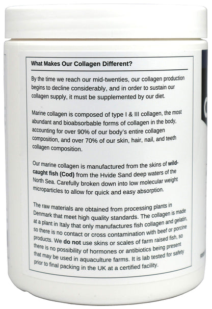 Marine Collagen Peptides (400g) | Hydrolysed from Wild Caught North SEA Cod Miracle GreensBuy Supplements Australia