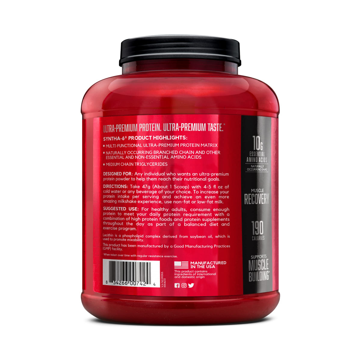 BSN SYNTHA-6 Whey Protein Powder with Micellar Casein, Milk Protein Isolate, Chocolate BSNBuy Supplements Australia