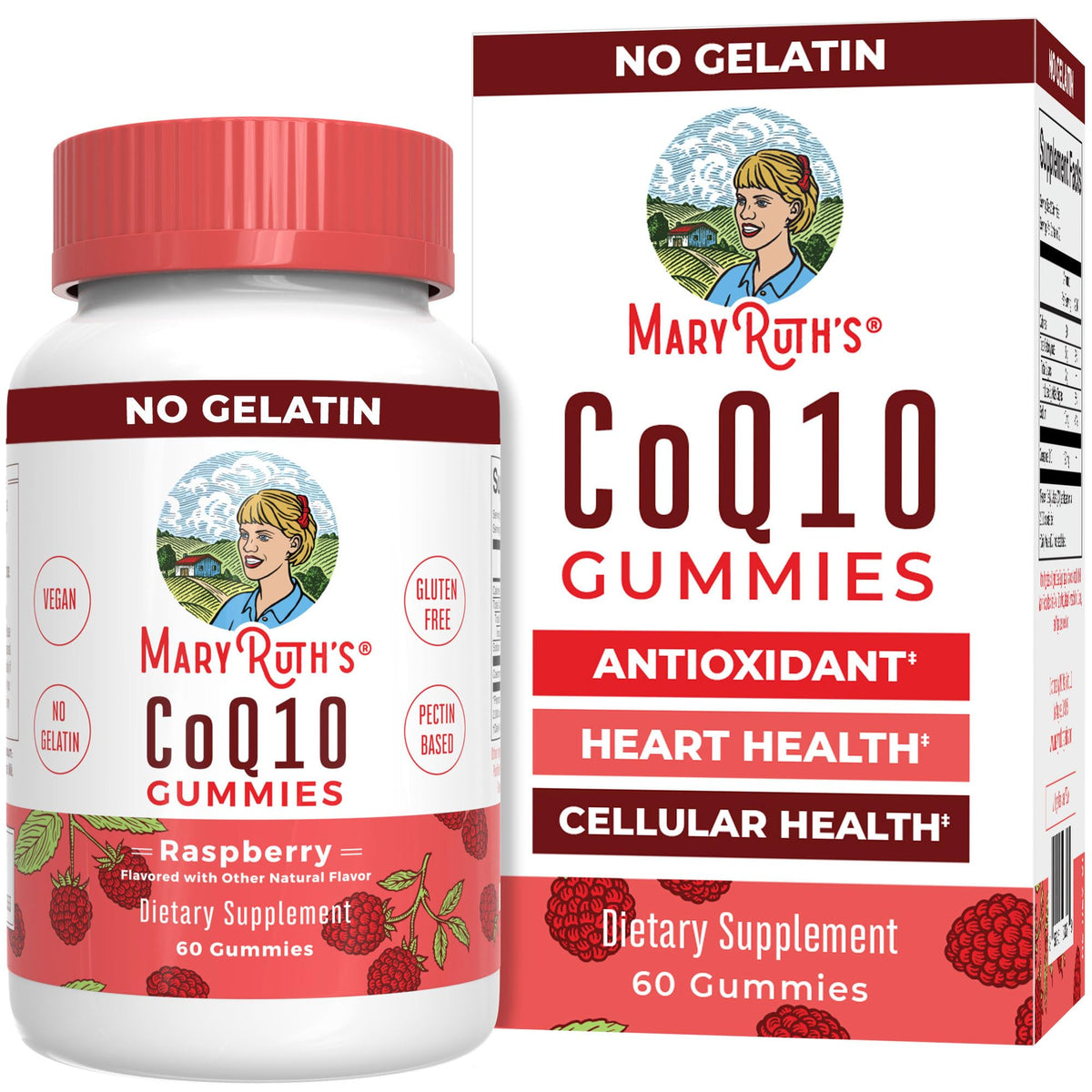 MaryRuth Organics CoQ10 Gummies | Coenzyme Q10 | Gummy Supplements for Heart Health & Cellular Health | Antioxidant | CoQ10 120 mg | Vegan | Non-GMO | Gluten Free | 60 Count | 1 Month Supply MARYRUTH'SBuy Supplements Australia