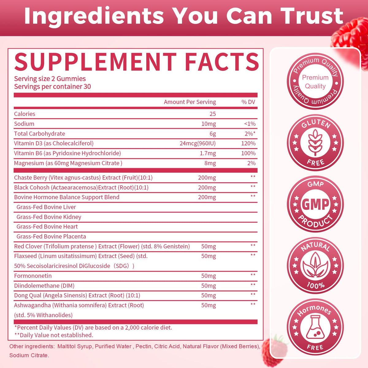 GREENPEOPLE Menopause Supplements for Women Gummies - 16-in-1 Dual Action Menopause Relief W/Black Cohosh, Vitex, Beef Organs for Hormone Balance, Hot Flashes, Night Sweats & Mood, Sugar-Free 60 CT GREENPEOPLEBuy Supplements Australia