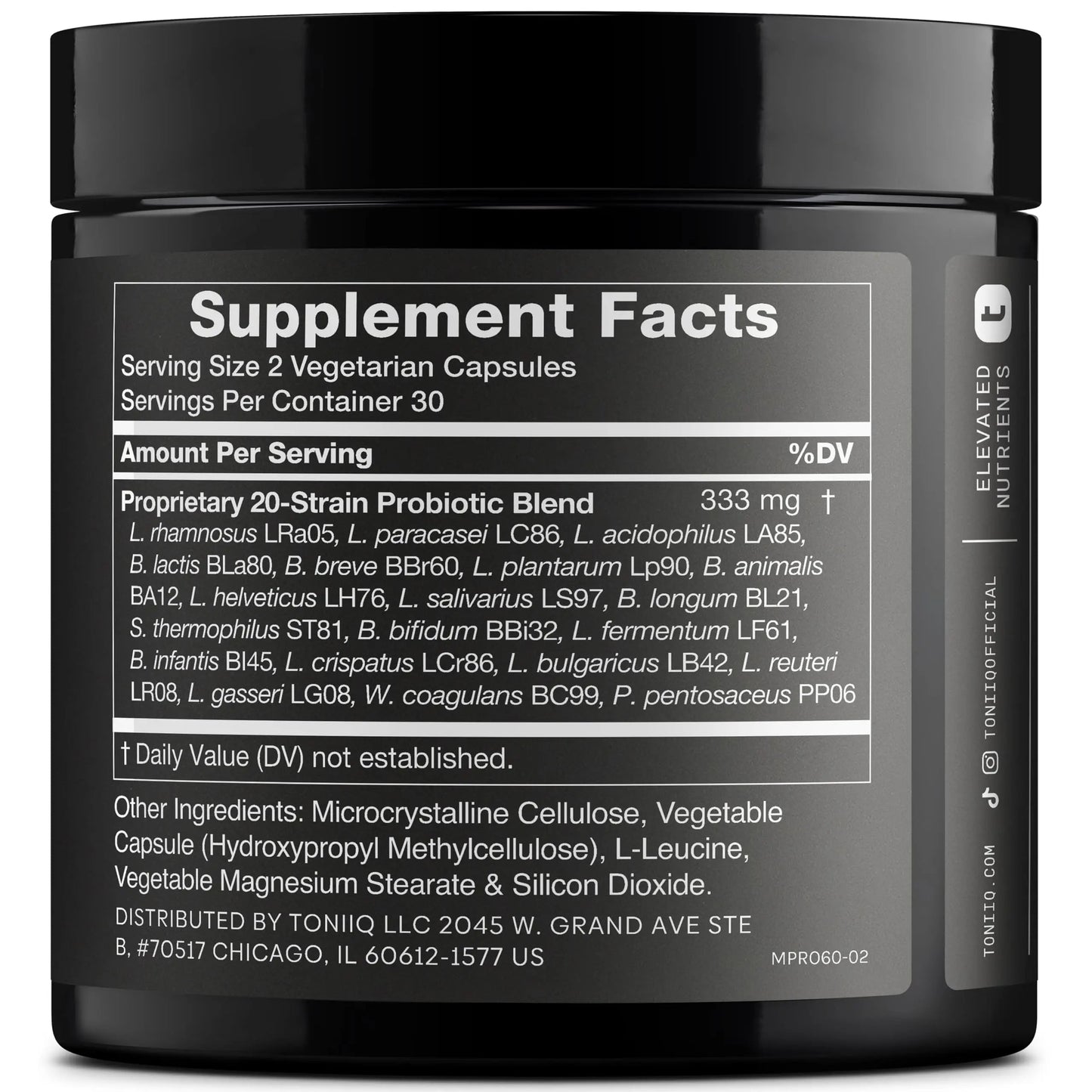 Toniiq Mens Probiotic with 20 Verified Strains – 200 Bilion CFU + 200mg FOS Prebiotic – Mens Probiotics for Gut Health - Cold-Chain & Delayed-Release – Lab-Tested Synbiotic Formula Toniiq buy supplements Au